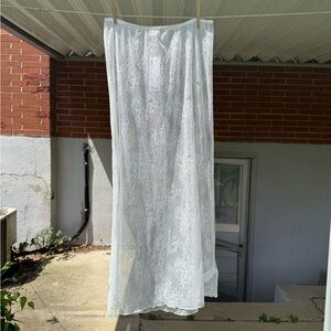 UO Sheer Lace Maxi Skirt